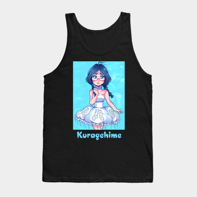 Princess Jellyfish Tank Top by Midnight_rabbit